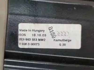 Автозапчасти б/у задний поддон за audi a4 avant (8e) bgb ссылки oem iam 8e9863553mm2  