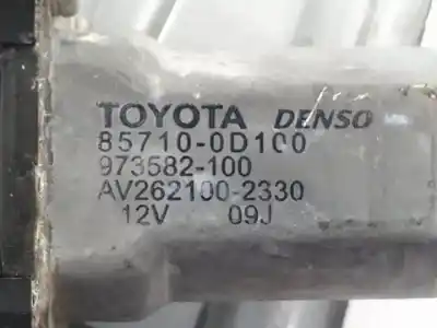 Автозапчасти б/у регулятор стекла заднего левого за toyota auris (_e15_) 2.0 d-4d (ade150_) ссылки oem iam 857100d100  