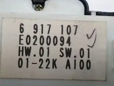 Second-hand car spare part right front power window switch for bmw serie 7 (e65/e66) n62b44 oem iam references 6917107  