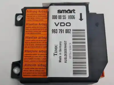 Second-hand car spare part airbag control unit for smart fortwo coupe m160910 oem iam references 993791002