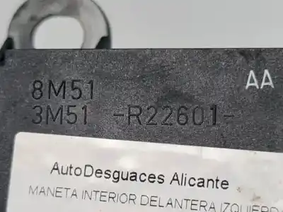 Second-hand car spare part interior left front handle for ford focus lim. (cb4) kkda oem iam references 3m51r22601aa  