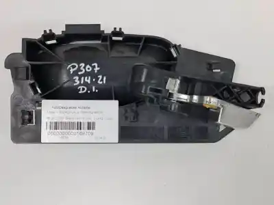 Pièce détachée automobile d'occasion poignée intérieure avant gauche pour peugeot 307 break / sw (s1) rhy(dw10td) références oem iam 9643604577  