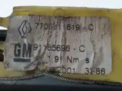 Second-hand car spare part driver left window regulator for renault trafic combi (ab 4.01) f9q762.f9qu7 oem iam references 7700311819  91165696