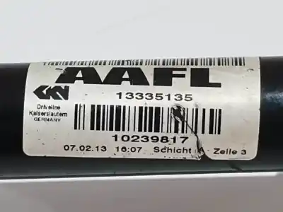 Автозапчасти б/у передняя левая трансмиссия за opel astra j lim. a17dts ссылки oem iam 13335135  