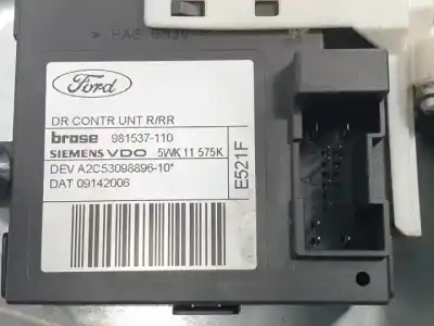 Автозапчастина б/у регулятор скла заднього правого для ford focus c-max (cap) d-kkda посилання на oem iam 3m51r045h22a  