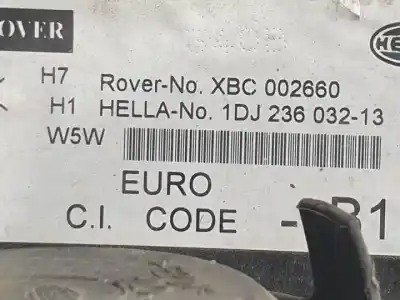Автозапчастина б/у ліва фара для mg rover rover 75 (j/rj) d-204d2 посилання на oem iam xbc002660  1dj23603213