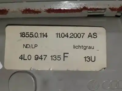 Peça sobressalente para automóvel em segunda mão luz interior por audi q7 (4l) bug referências oem iam 4l0947135f  
