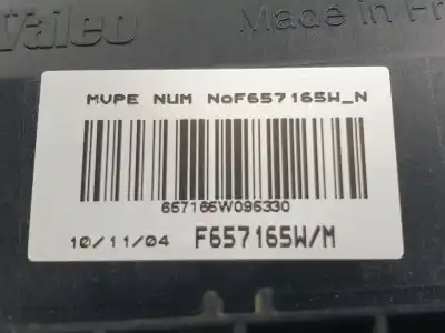 Pièce détachée automobile d'occasion résistance à la chauffe pour renault megane ii berlina 5p f9q800 références oem iam f657165  