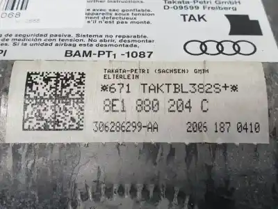 Second-hand car spare part front right air bag for audi a4 avant (8e) bpp oem iam references 8e1880204c  