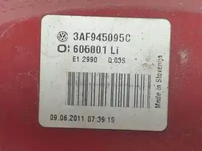 Автозапчасти б/у левый задний фонарь за volkswagen passat variant (365) cffb ссылки oem iam 3af945095c  