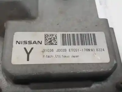 İkinci el araba yedek parçası otomatik sanziman kontrol ünitesi için nissan qashqai (j10) mr20 oem iam referansları 31036jd02b  
