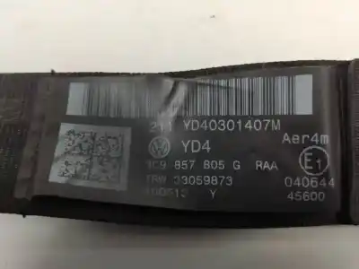 Автозапчастина б/у задній лівий ремін безпеки для volkswagen passat variant (3c5) bkp посилання на oem iam 3c9857805g  