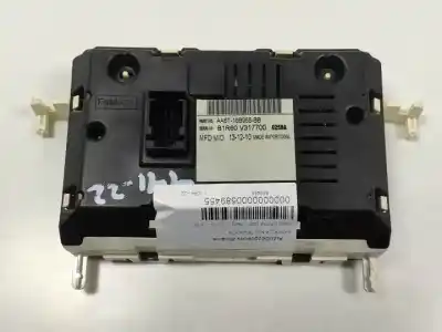 Second-hand car spare part multifunction display for ford fiesta (cb1) kvja oem iam references aa6t18b955bb  