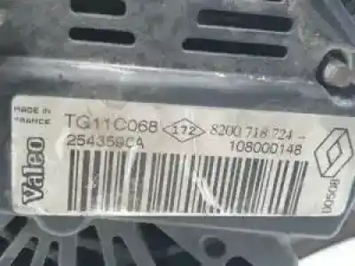 Pezzo di ricambio per auto di seconda mano alternatore per renault twingo ii d4f772 riferimenti oem iam 8200718724  2543590a