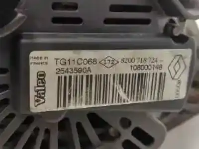 Pezzo di ricambio per auto di seconda mano alternatore per renault twingo ii d4f772 riferimenti oem iam 8200718724  2543590a