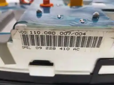 Peça sobressalente para automóvel em segunda mão quadrante por opel omega 2.5 d -x25dt referências oem iam 09228410ac  