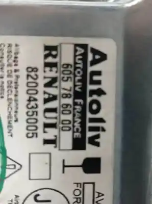 Автозапчастина б/у блок управління подушками безпеки для renault espace iv (jk0) g9t743 посилання на oem iam 605786000  