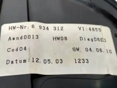 Peça sobressalente para automóvel em segunda mão quadrante por bmw 5 (e60) 520 i referências oem iam 110080213108  