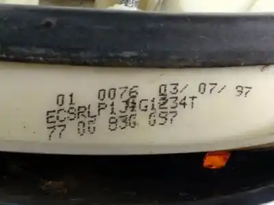 Second-hand car spare part left tailgate light for renault megane i fase 2 cabriolet (ea..) f7r714 oem iam references 7700830097  