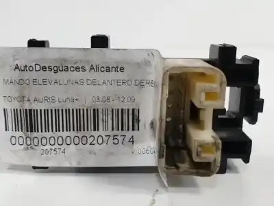 Автозапчасти б/у выключатель переднего правого окна за toyota auris (_e15_) 2.0 d-4d (ade150_) ссылки oem iam 1928292  