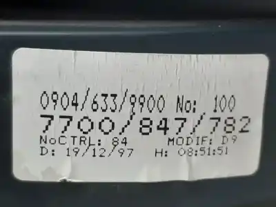 Second-hand car spare part dashboard for renault megane i scenic (ja0) k7m702 oem iam references 09046312020  