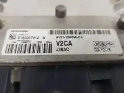 Second-hand car spare part ecu engine control for ford fiesta (cb1) snjb oem iam references av2112a6501ca  