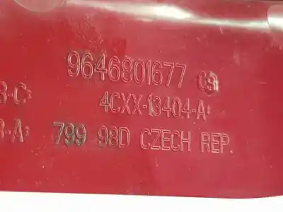 Peça sobressalente para automóvel em segunda mão farolim traseiro direito por citroen c4 coupe 9hx referências oem iam 9646801677  
