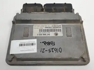 Автозапчасти б/у БЛОК УПРАВЛЕНИЯ ДВИГАТЕЛЕМ за SKODA FABIA (6Y2/6Y3)  ссылки OEM IAM 047906033E  