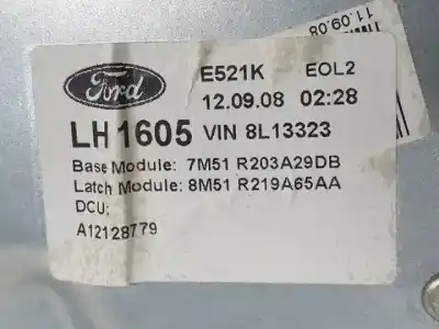 Автозапчастина б/у регулятор вікна передній лівий для ford c-max (cb3) kkda посилання на oem iam 7m51r045h17a  