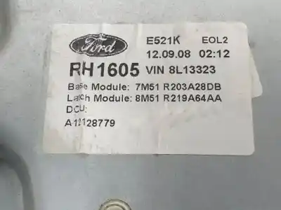 Автозапчастина б/у регулятор переднього правого скла для ford c-max (cb3) kkda посилання на oem iam 7m51r045h16a  