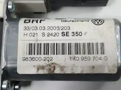 Second-hand car spare part rear right window regulator for seat leon (1p1) bse oem iam references 1k0959704g   Second-hand car spare part rear right window regulator for seat leon (1p1) bse oem iam references 1k0959704g
