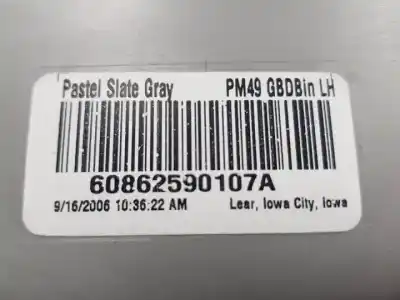 Second-hand car spare part glove compartment for dodge caliber (pm) ecd oem iam references 60862590107a  