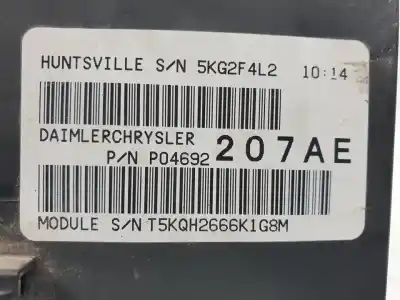 Second-hand car spare part fuse box unit for dodge caliber (pm) ecd oem iam references 04692207ae 5kg2f4l2 