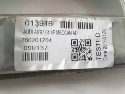 Second-hand car spare part passenger side right window regulator for audi a6 avant (4b5) bdg oem iam references   