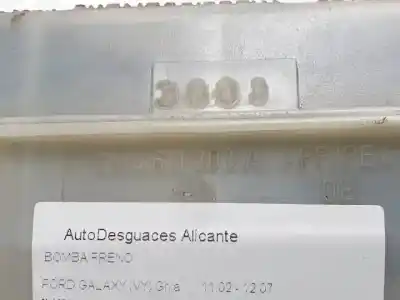 Автозапчастина б/у гальмівний насос для ford galaxy (vy) asz посилання на oem iam 7m4611303a  