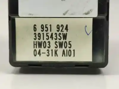 Second-hand car spare part left front power window switch for bmw 5 (e60) 520 i oem iam references 6951924  