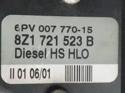 Second-hand car spare part potentiometer for audi a2 (8z) amf/bhc oem iam references 8z1721523b  