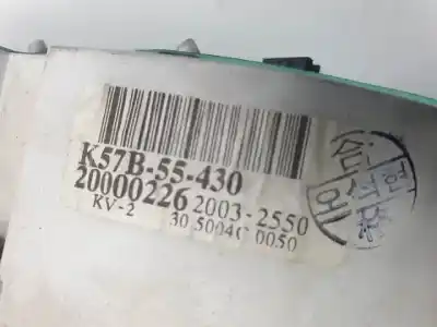 Peça sobressalente para automóvel em segunda mão quadrante por kia carnival d/j3 referências oem iam k57b55430  