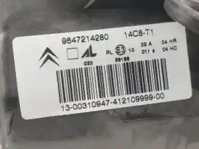 Second-hand car spare part left headlight for citroen c3 8hx oem iam references 9647214280  