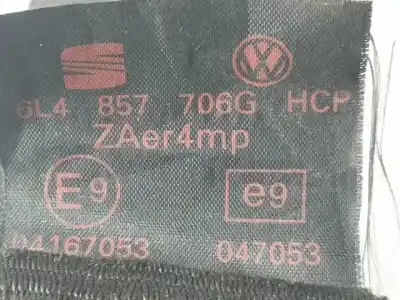 Автозапчасти б/у правый передний ремень безопасности за seat ibiza (6l1) asy ссылки oem iam 6l4837706g  