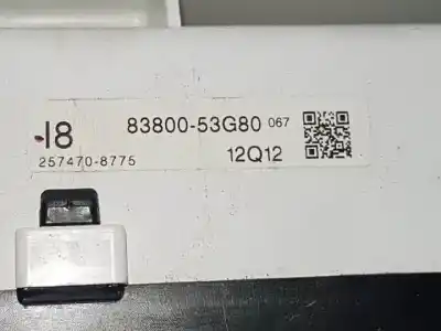 Second-hand car spare part dashboard for lexus is 250c (gse20) 4gr-fse oem iam references 8380053g80  