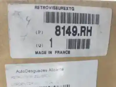 Peça sobressalente para automóvel em segunda mão espelho retrovisor esquerdo por citroen c2 (jm_) 1.6 referências oem iam 8149rh  