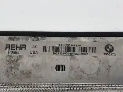 Peça sobressalente para automóvel em segunda mão radiador de água por bmw x5 (e70) m57306d3 referências oem iam 7533472  
