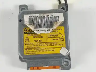 Pièce détachée automobile d'occasion BOITIER DE COMMANDE D'AIRBAG pour CITROEN XSARA PICASSO  Références OEM IAM 9632167780  