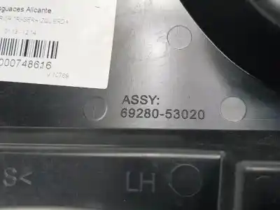 Автозапчастина б/у ліва задня внутрішня ручка для lexus is 250c (gse20) 4gr-fse посилання на oem iam 6928053020  