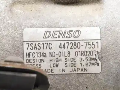 Автозапчасти б/у компрессор кондиционера воздуха за lexus is 250c (gse20) 4gr-fse ссылки oem iam 4472807551  