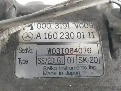 Автозапчасти б/у компрессор кондиционера воздуха за smart roadster m160922 ссылки oem iam 0003191v009  
