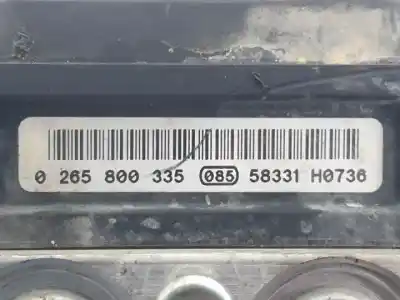 Second-hand car spare part abs for renault clio ii fase ii (b/cb0) d4fg7 oem iam references 0265234333  0265800335