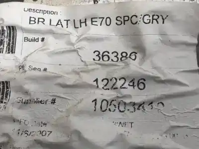 Peça sobressalente para automóvel em segunda mão molduras traseiras por bmw x5 (e70) m57306d3 referências oem iam   