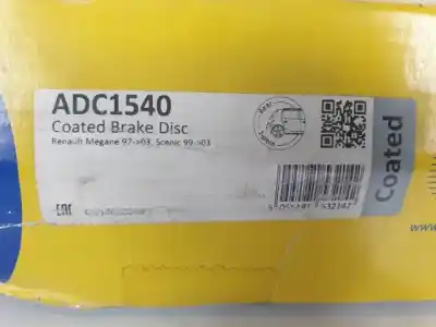 Second-hand car spare part rear disc brake for renault megane i scenic (ja0) f3r oem iam references adc1540  